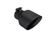 MBRP Black-Coated Tip, 3" ID, 5" OD Out, 8" Length, Angle Cut, Dual Wall