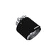 MBRP Carbon Fiber Tip, 2.5" ID, 5" OD Out, 6.5" Length, Angle Cut, Dual Wall
