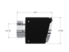MBRP Carbon Fiber Tip, 2.5" ID, 5" OD Out, 6.5" Length, Angle Cut, Dual Wall, view 2