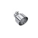 MBRP T304 Stainless Steel Tip 2.5" ID, 5" OD Out, 6.5" Length, Angle Cut, Single Wall