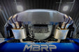 MBRP Black-Coated 4" Quad Tip Cover Kit, Mustang, view 4