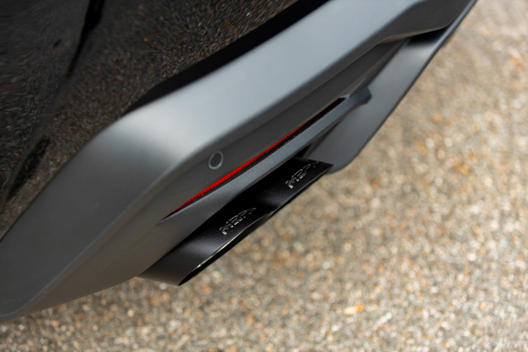 MBRP Black-Coated 4" Quad Tip Cover Kit, Mustang, view 3