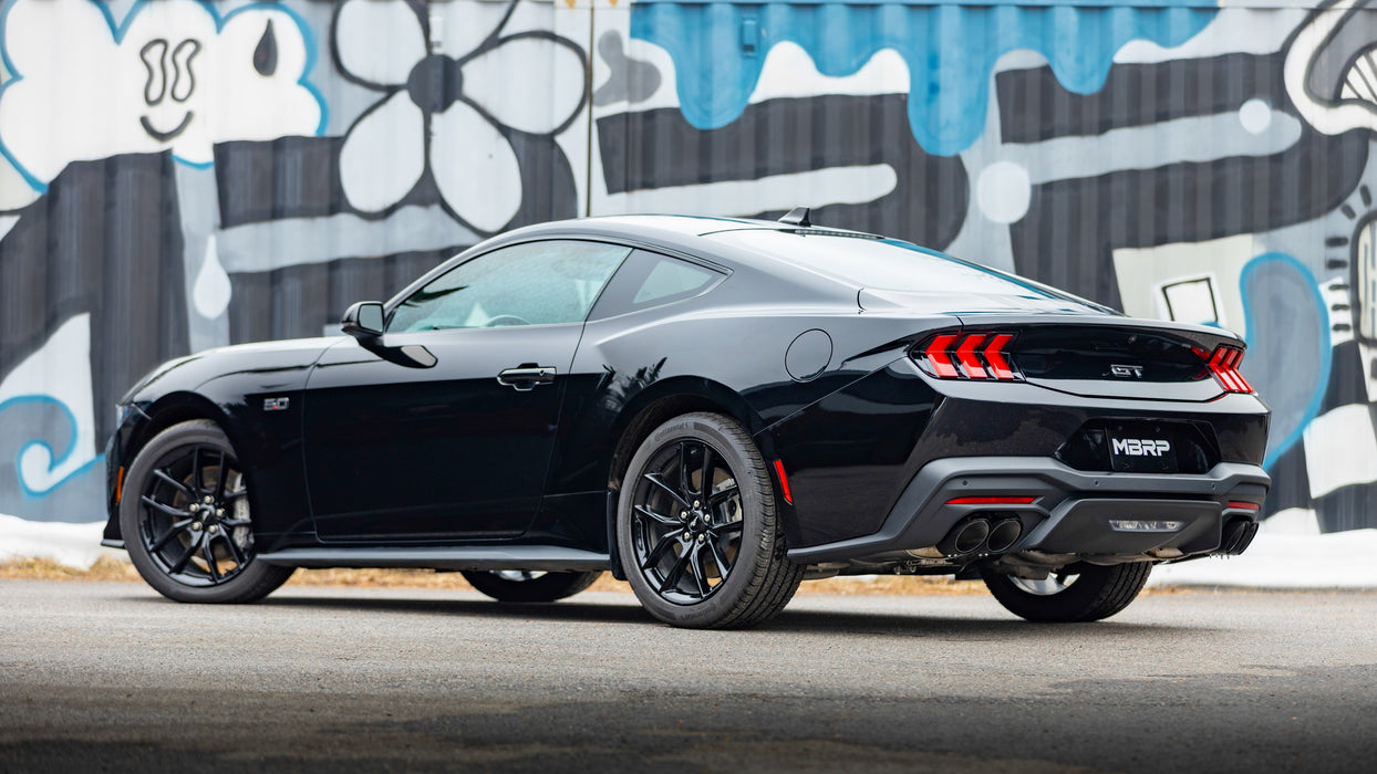 MBRP Black-Coated 4" Quad Tip Cover Kit, Mustang, view 2