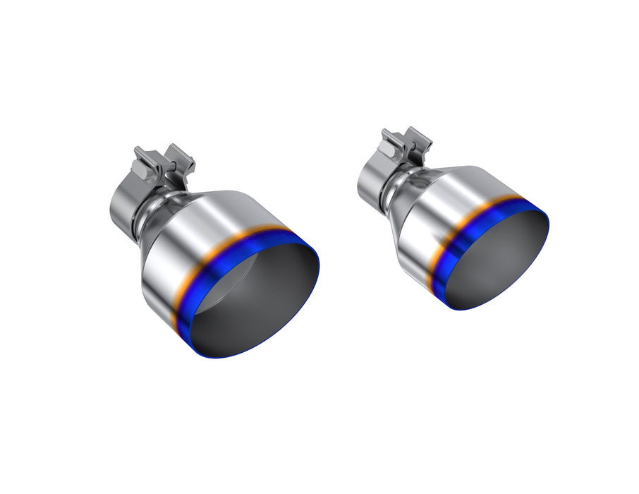 MBRP Exhaust T5202BE MBRP Exhaust Tip, 5in OD Out, 2.125in ID, 7.25in Length, Single Wall, BE T304