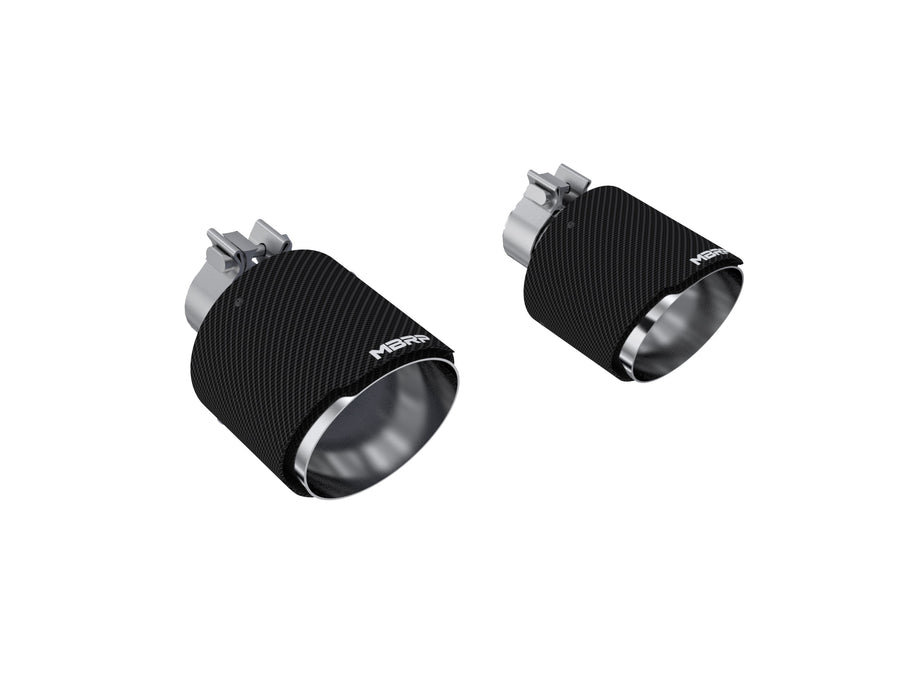 MBRP Exhaust T5202CF MBRP Exhaust Tip, 5in OD Out, 2.125in ID, 7.25in Length, Dual Wall, CF T304