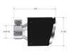 MBRP Carbon Fiber Tip; 2.125" ID, 5" OD Out, 7.25" Length, Single Wall Angle Cut, Sold In Pairs, BRZ/ GR86, view 2