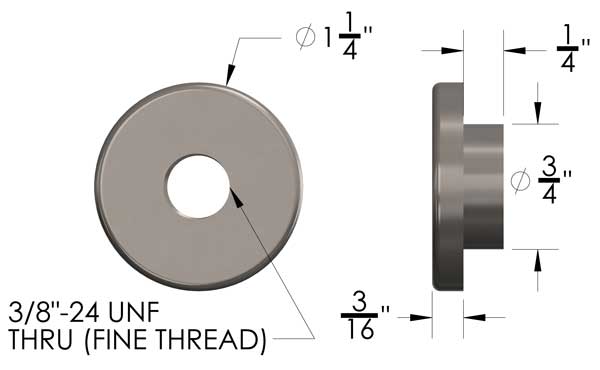Thread Washer 3/8-24