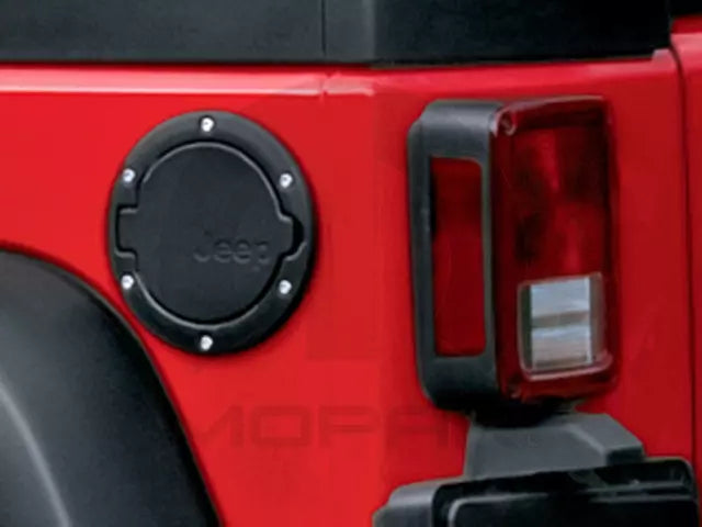 Jeep Wrangler 4-Door Fuel Filler Door, Satin Black