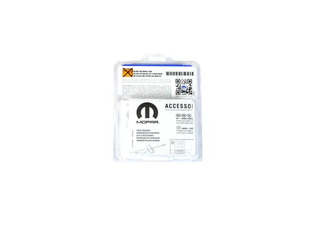 Wheel Locks with Theft Shroud, Chrome, Set of 5