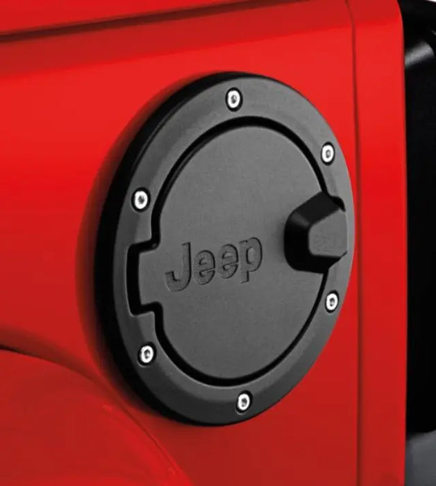 Jeep Wrangler 4-Door Fuel Filler Door, Satin Black