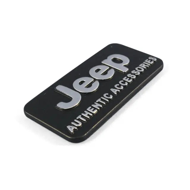 Jeep Authentic Accessories Badge, Cast Aluminum