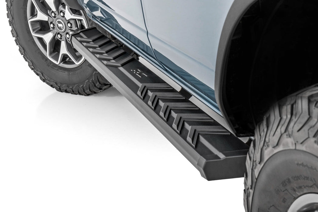 Rough Country BA2 Running Boards - Side Step Bars - 4-Door | Ford Bronco 4WD (2021-2026)