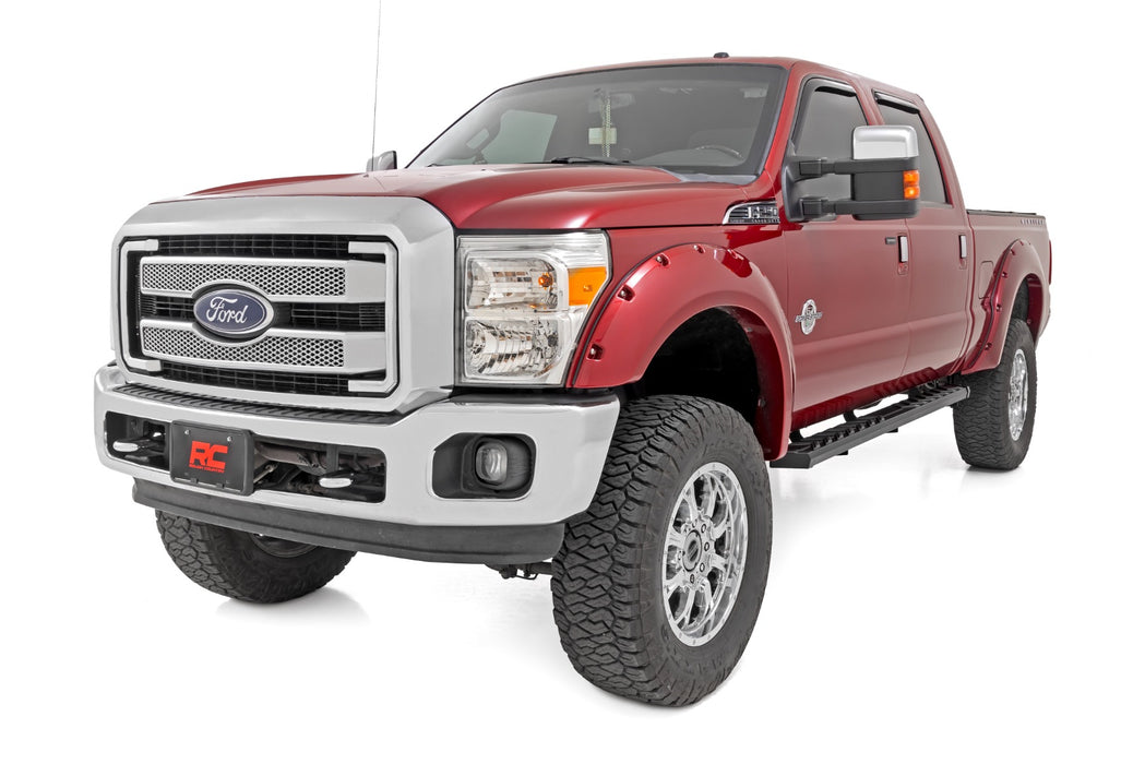 Rough Country BA2 Running Boards - Side Step Bars | Ford F-250/F-350 Super Duty (99-16) | P/N 41011A