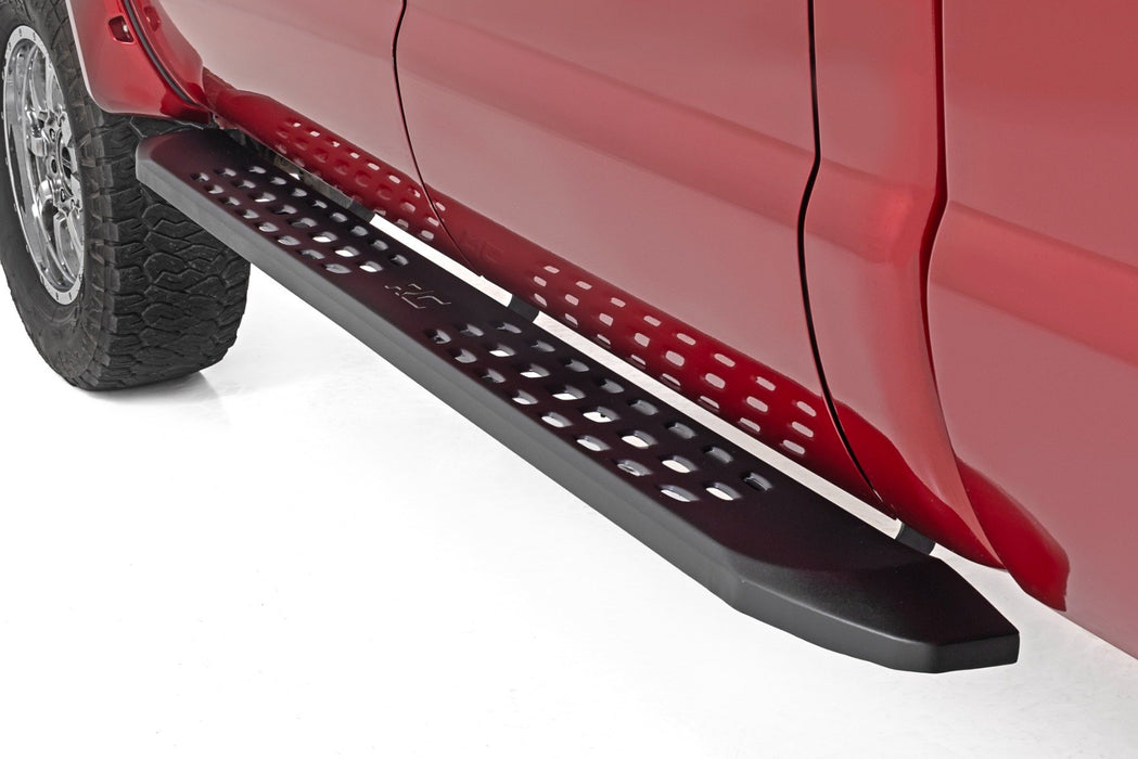 Rough Country RPT2 Running Board - Crew Cab - Black | Ford F-250/F-350 Super Duty (09-16)
