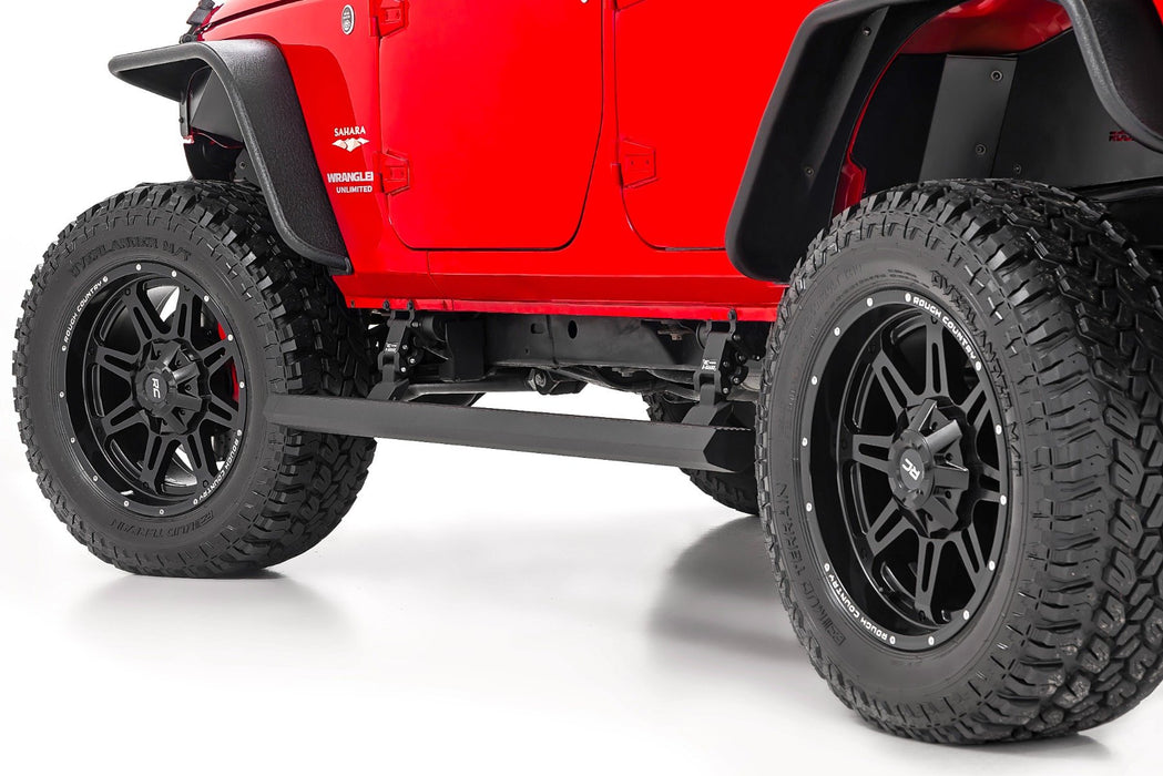 Rough Country Power Running Boards - Dual Electric Motor - 4 Door | Jeep Wrangler Unlimited (07-18)