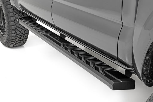 Rough Country BA2 Running Boards, Side Step Bars, Double Cab, Toyota Tacoma (2005-2023)