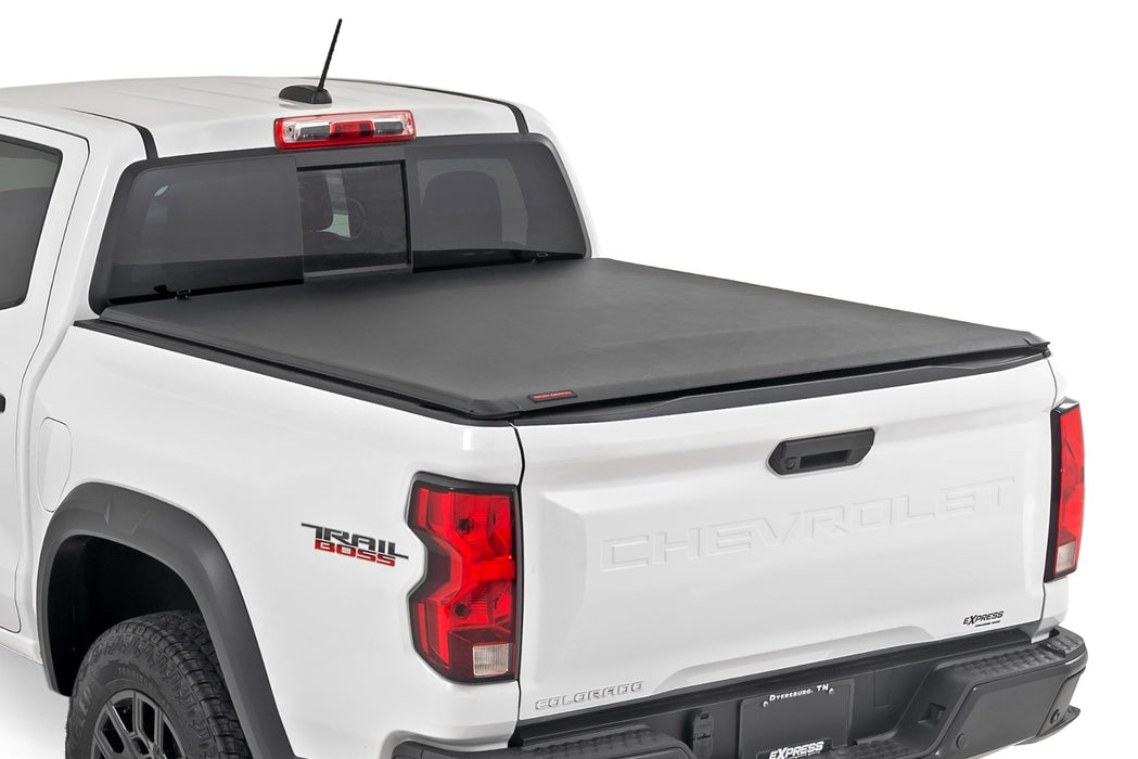Rough Country Soft Roll Up Bed Cover - 5' Bed | Chevy/GMC Canyon/Colorado 2WD/4WD (15-25)