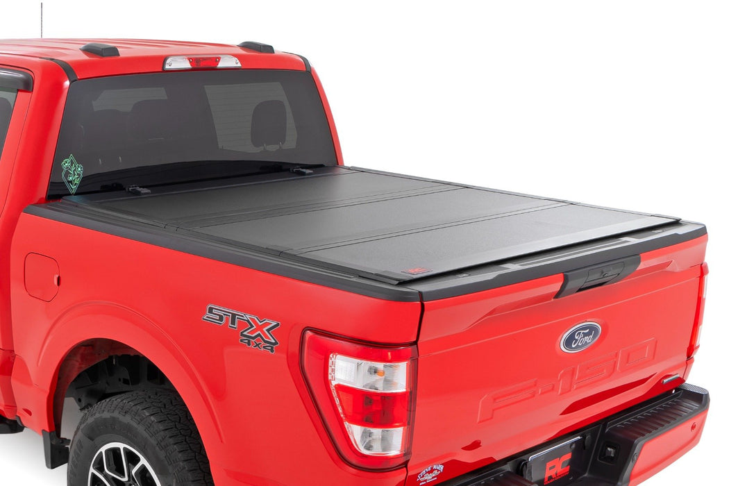 Hard Tri-Fold Flip Up Bed Cover - 6'10 inch Bed - Ford F-250/F-350 Super Duty (99-16)