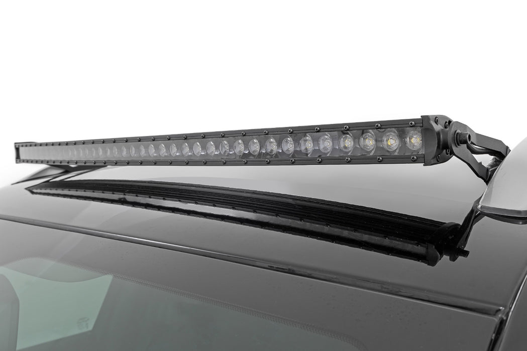 Rough Country LED Light Kit - Roof Mount - 40" Black Single Row | Jeep Cherokee KL (14-23)