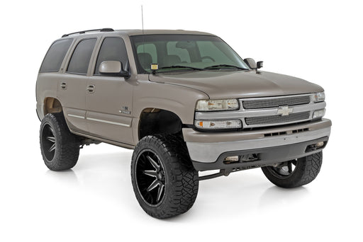 Rough Country LED Light Kit, Ditch Mount, Black Series Round, 3.5 Inch, Amber DRL, Chevy 1500 (1999-2006), view 2