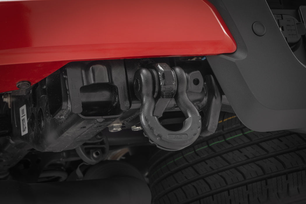 Rough Country Rear Shackle Kit - D-Ring Combo | Toyota Tacoma 2WD/4WD (2024-2025)