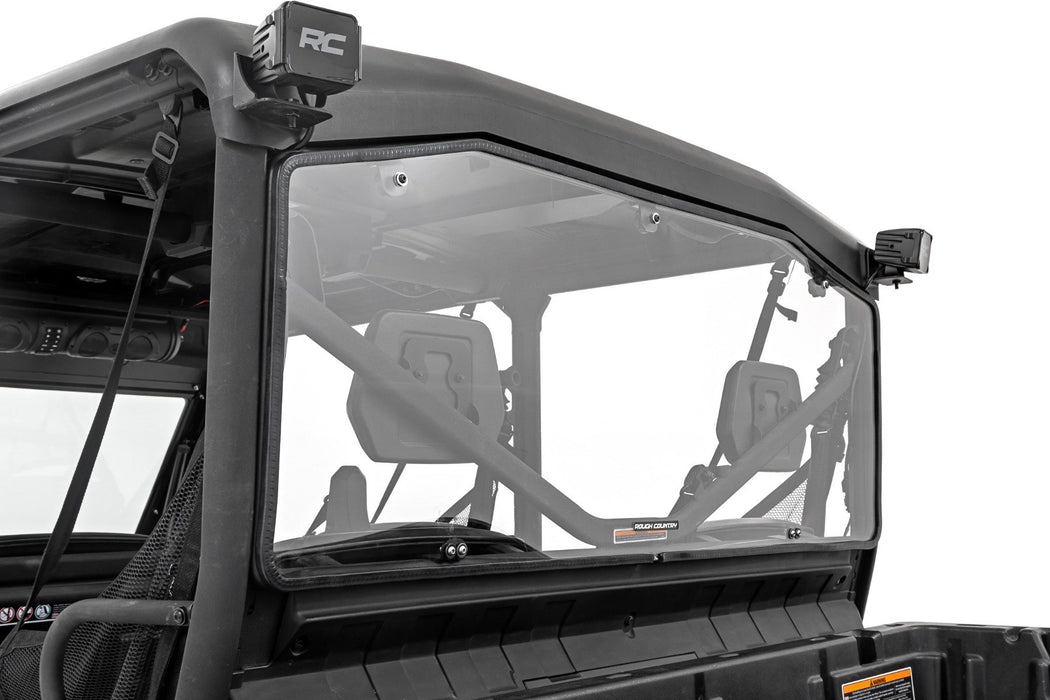 Rough Country Rear Cab Panel - Scratch Resistant | Can-Am Defender HD 8/HD 9/HD 10