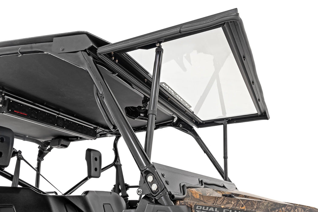 Electric Tilt Windshield - Glass - Honda Pioneer 1000/1000-5
