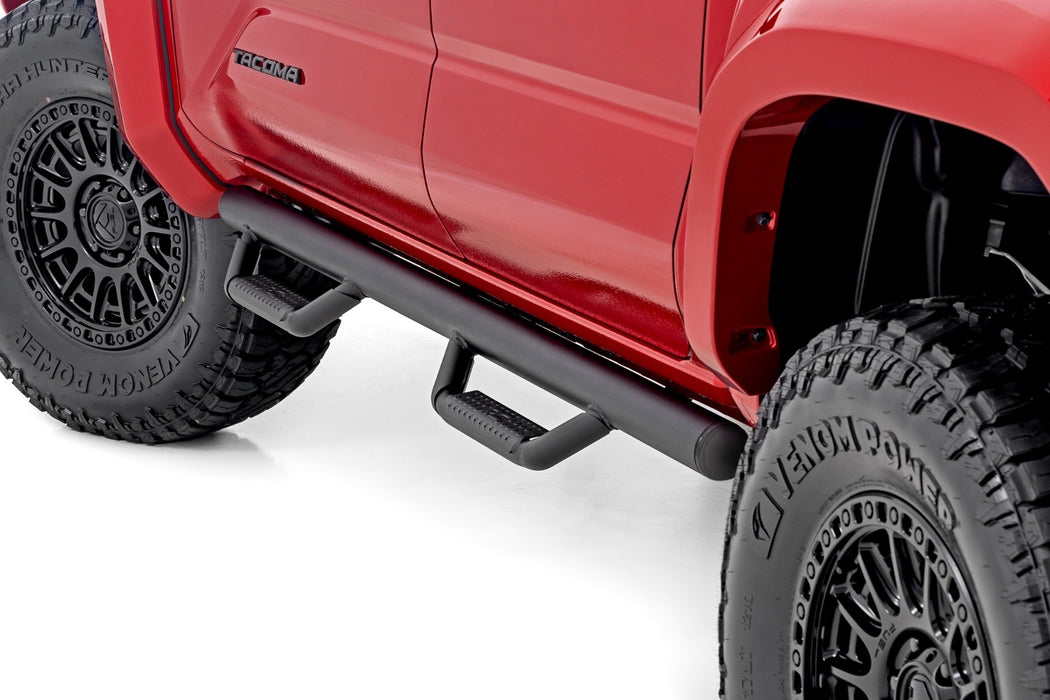 Rough Country Nerf Steps - Cab Length - Double Cab | Toyota Tacoma 2WD/4WD (2024-2025)