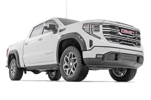 Rough Country Pocket Fender Flares, G42 Coastal Dune, GMC Sierra 1500 2WD/4WD (2019-2026), view 2