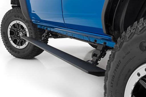 Rough Country Power Running Boards, Dual Electric Motor, 4 Door, Ford Bronco 4WD (2021-2025)