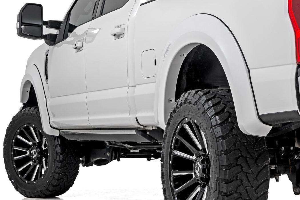 Rough Country Fender Flares - Sport - M7 Carbonized Gray | Ford F-250/F-350 Super Duty (17-22)