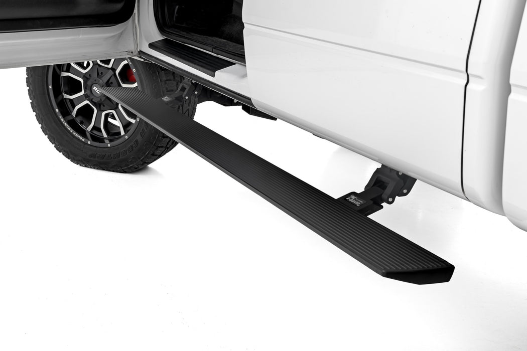 Rough Country Power Running Boards - Dual Electric Motor - Crew Cab | Ford F-150 (09-14)