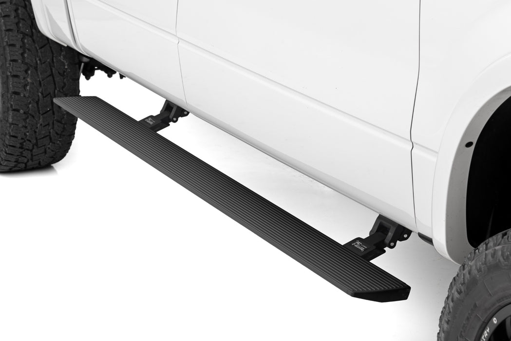 Rough Country Power Running Boards - Dual Electric Motor - Crew Cab | Ford F-150 (09-14)