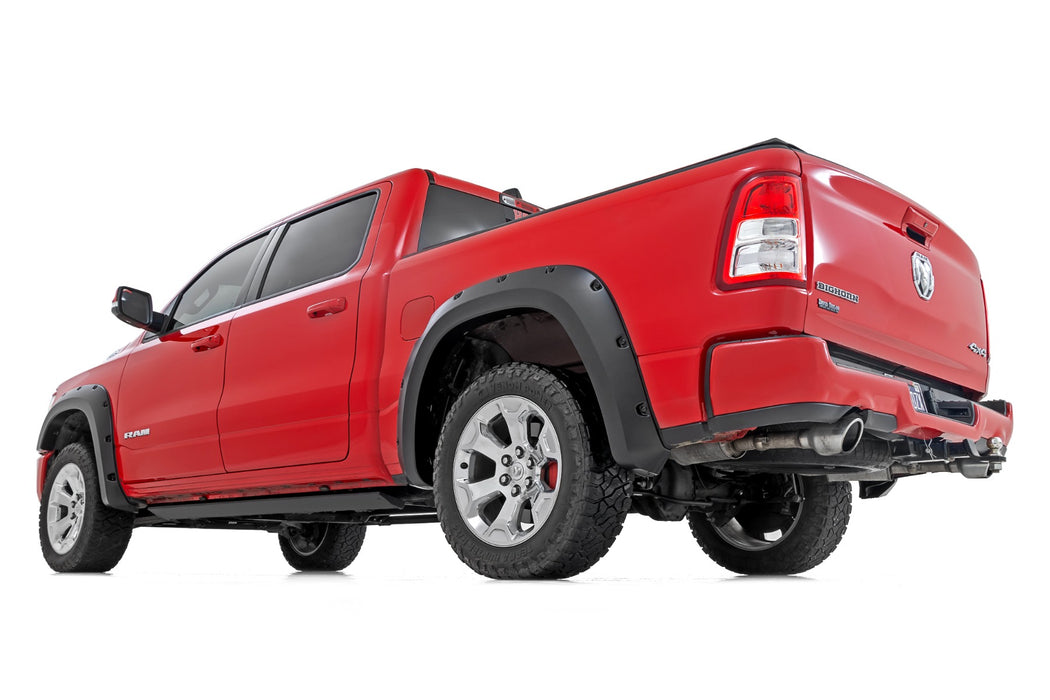 Rough Country Pocket Fender Flares - PAJ Quartz Gray | Ram 1500 2WD/4WD (2019-2024)