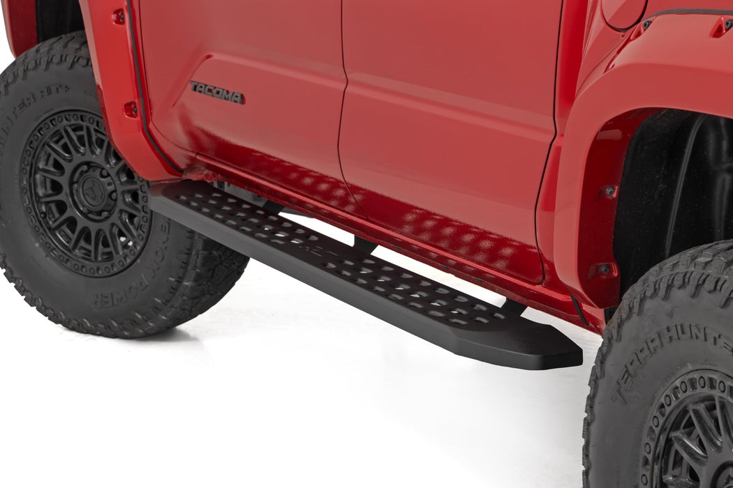 Rough Country RPT2 Running Board - Double Cab - Black | Toyota Tacoma 2WD/4WD (2024-2025)