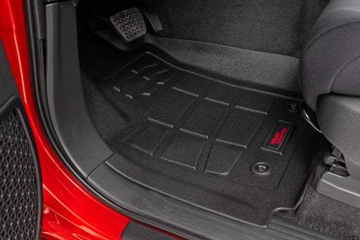 Rough Country Sure-Fit Floor Mats, Front, Double Cab, Toyota Tacoma 2WD/4WD (2024-2025), view 2