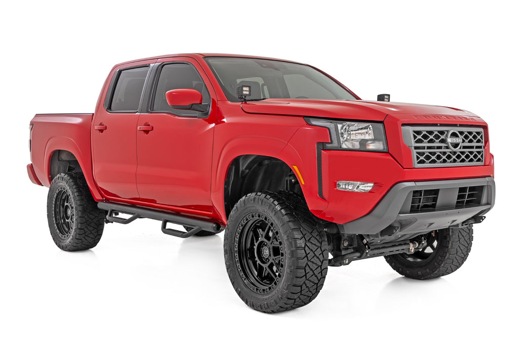 Rough Country Nerf Steps - Cab Length - Crew Cab | Nissan Frontier 2WD/4WD (2005-2025)