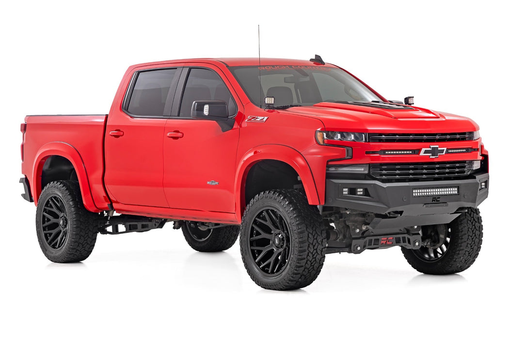Rough Country Sport Fender Flares, G42 White Sands, Chevy Silverado 1500 2WD/4WD (2019-2026), view 2