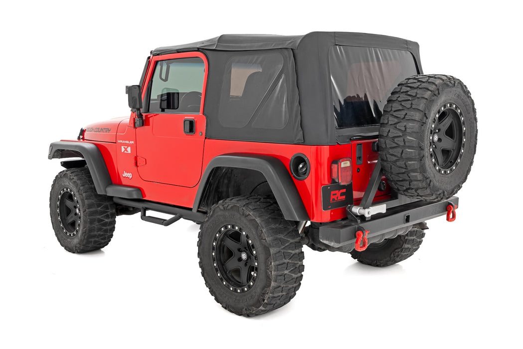 Rough Country Nerf Steps - Full Length | Jeep Wrangler TJ 4WD (1997-2006)