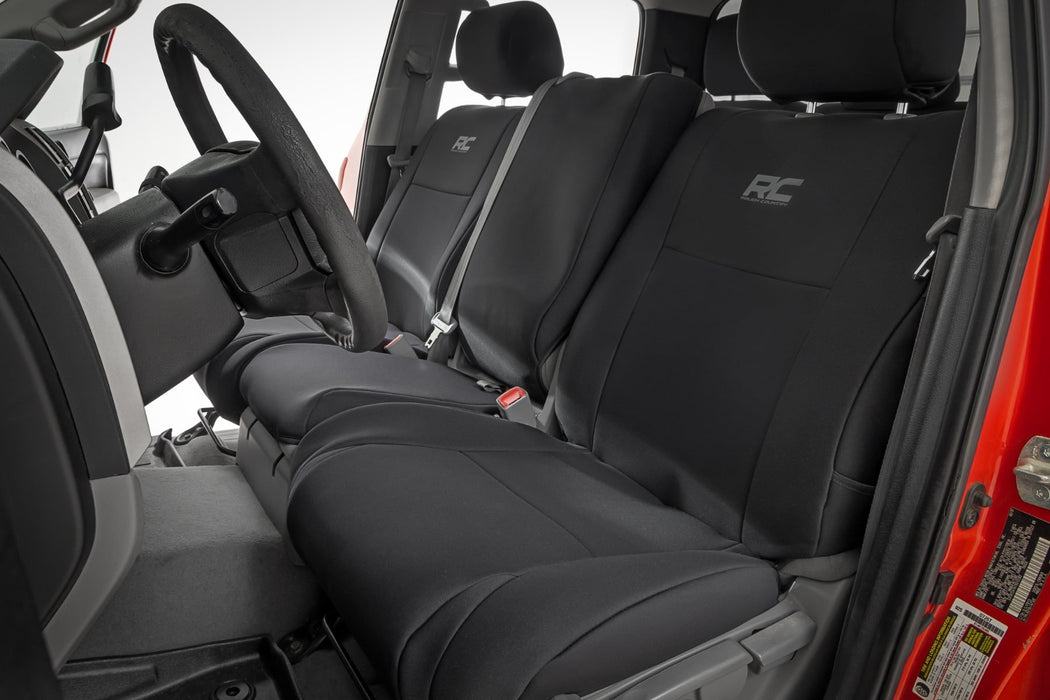 Rough Country Seat Covers - FR w/ Console Cover and Rear | Toyota Tundra 2WD/4WD (07-13)