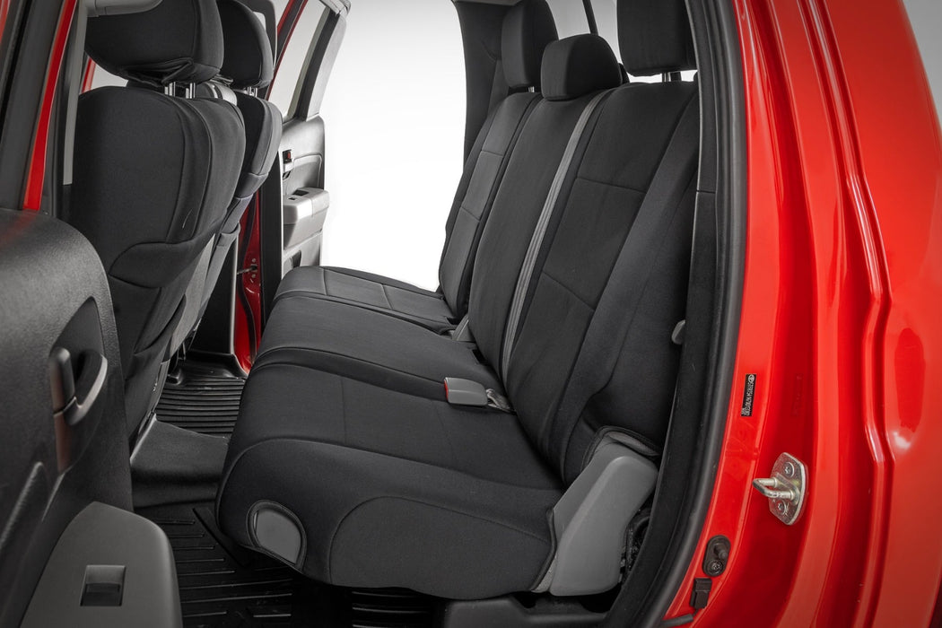 Rough Country Seat Covers - FR w/ Console Cover and Rear | Toyota Tundra 2WD/4WD (07-13)