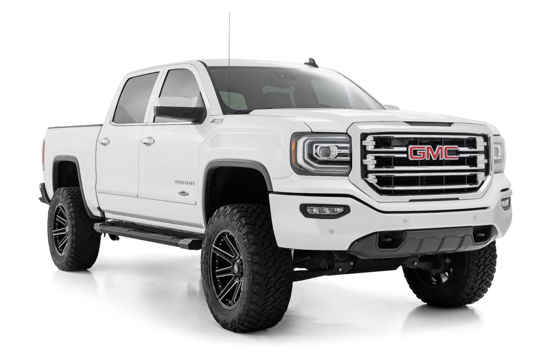 Rough Country HD2 Aluminum Running Boards - Ext Cab | Chevy/GMC 1500/2500HD/3500HD (07-19 &amp; Classic)