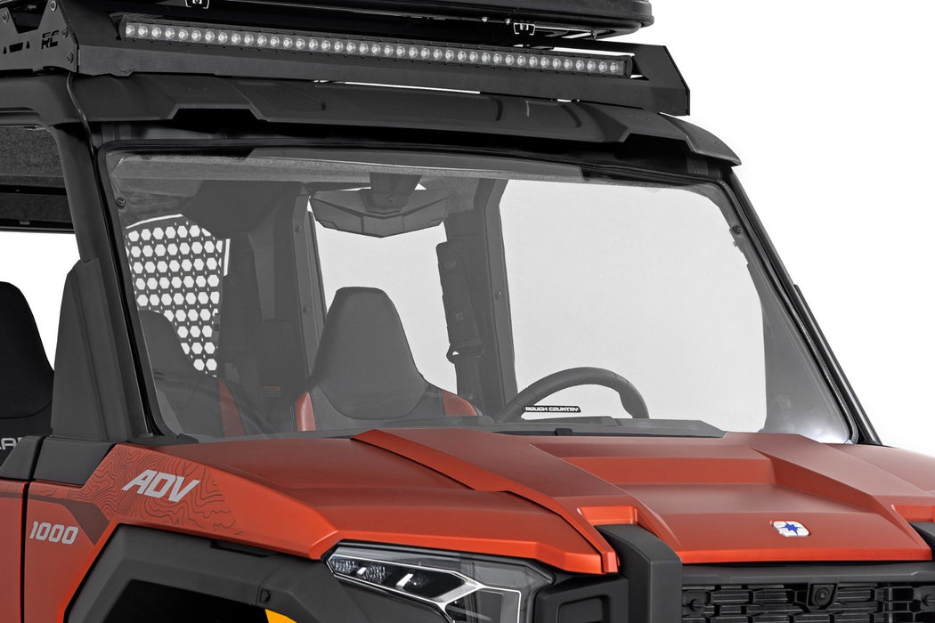 Rough Country Full Windshield - Scratch Resistant | Polaris XPEDITION ADV 5