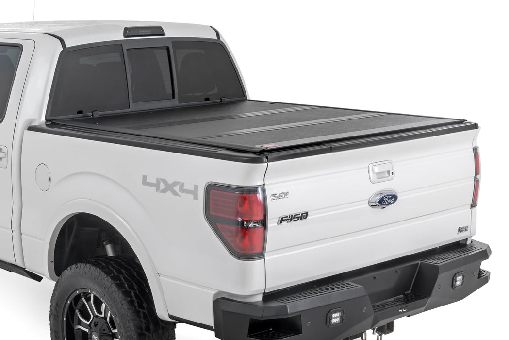 Rough Country Hard Low Profile Bed Cover - 5'7" Bed | Ford F-150 2WD/4WD (2004-2014)