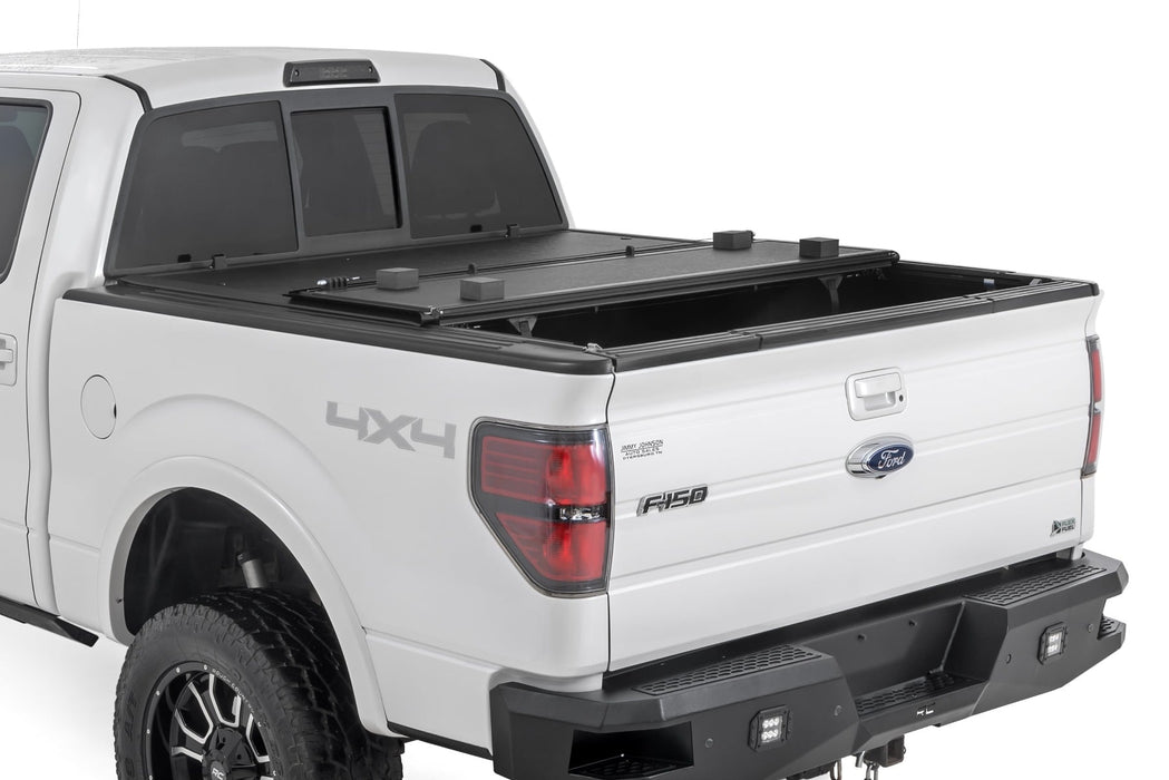 Rough Country Hard Low Profile Bed Cover - 5'7" Bed | Ford F-150 2WD/4WD (2004-2014)