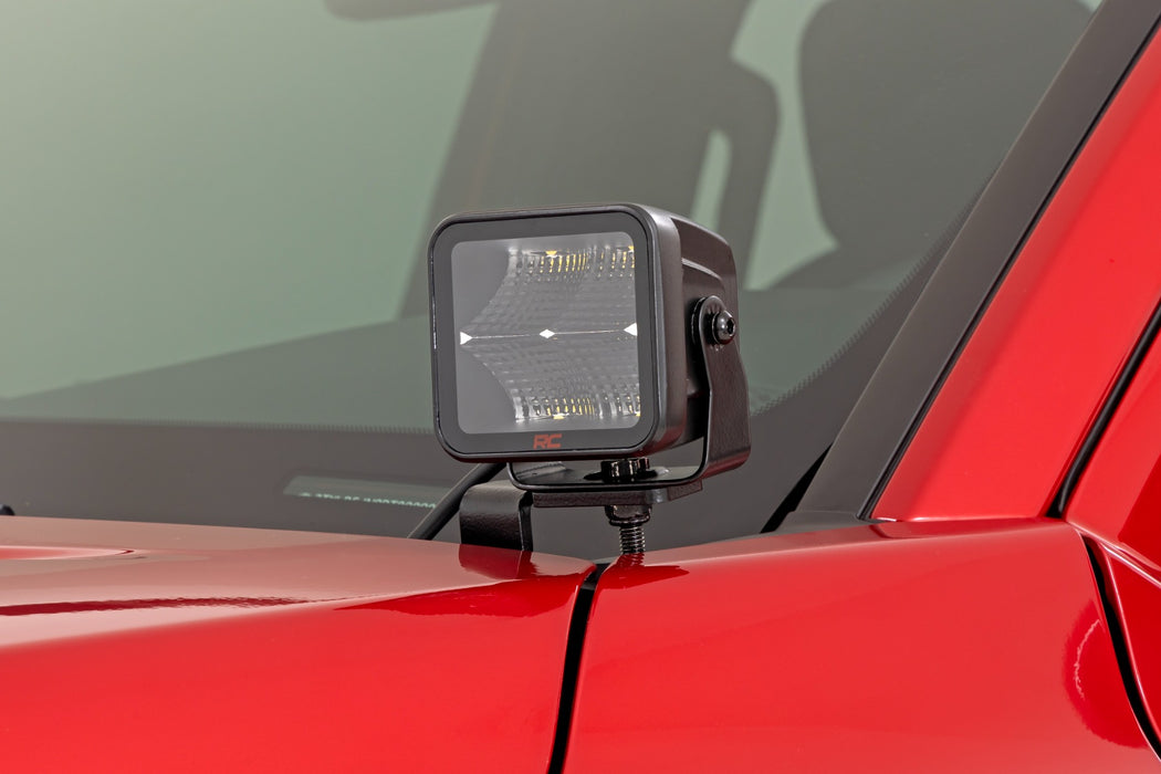 Rough Country LED Light Kit - Ditch Mount - 2" Spectrum Pair - Spot | Toyota Tacoma (24-25)