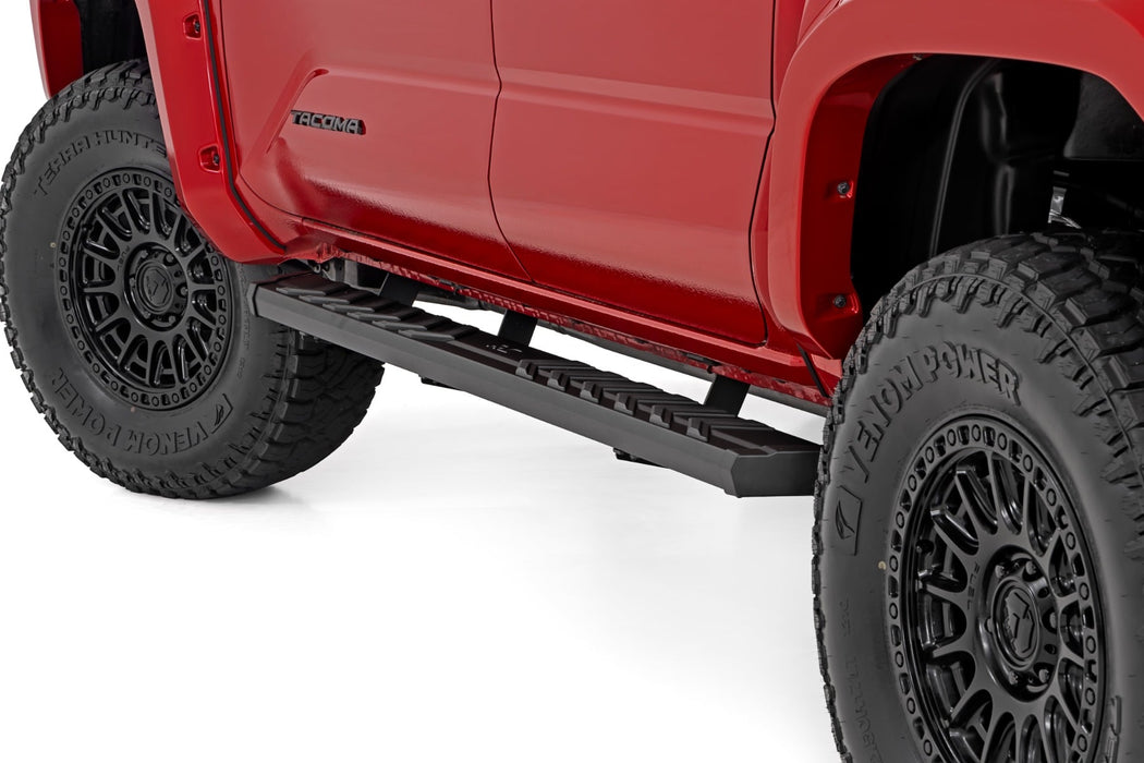 Rough Country BA2 Running Boards - Side Step Bars - Double Cab | Toyota Tacoma (24-26)