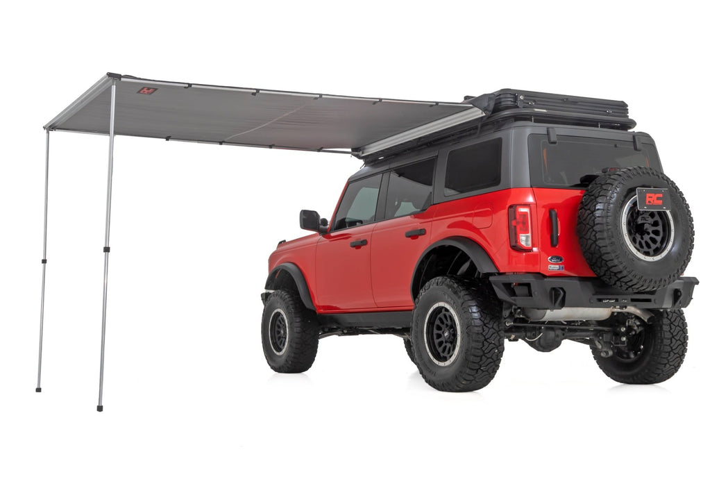 Rough Country Retractable Roof Rack Awning - 6'6" x 9'8" (Fits Trucks &amp; SUVs)