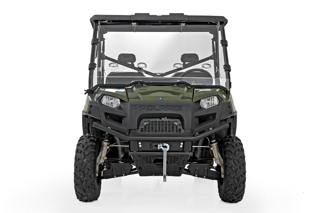 Rough Country Vented Full Windshield - Scratch Resistant | Polaris Ranger 570