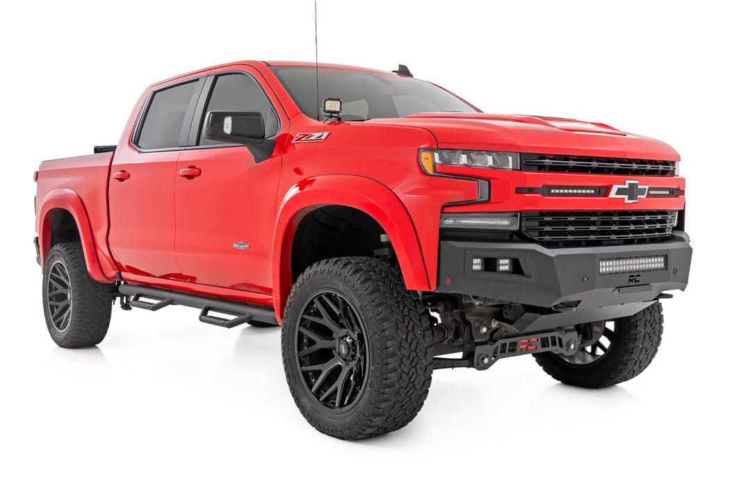 Rough Country Nerf Steps - Cab Length - Crew Cab | Chevy/GMC 1500/2500HD/3500HD (19-25 &amp; Classic)